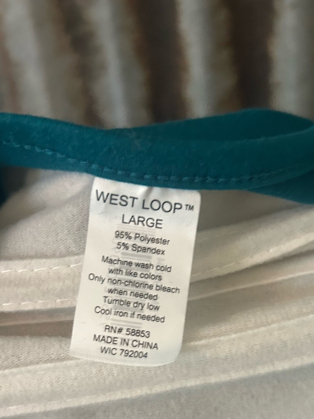 NWT-Women’s Faux Wrap Dress-Teal-Size Large - Picture 5 of 6